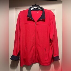 Red Full-Zip Jacket